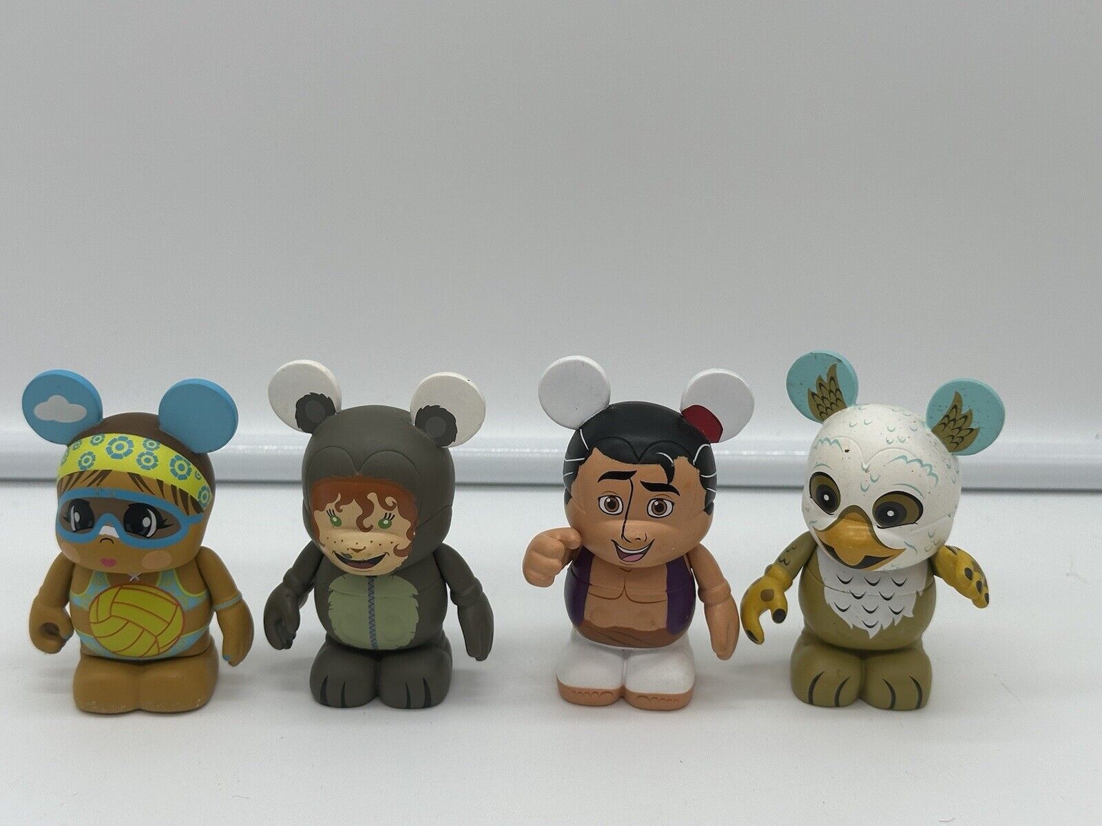Disney Vinylmation Lot 4 Figures Assorted Characters Urban And Cutesters Series