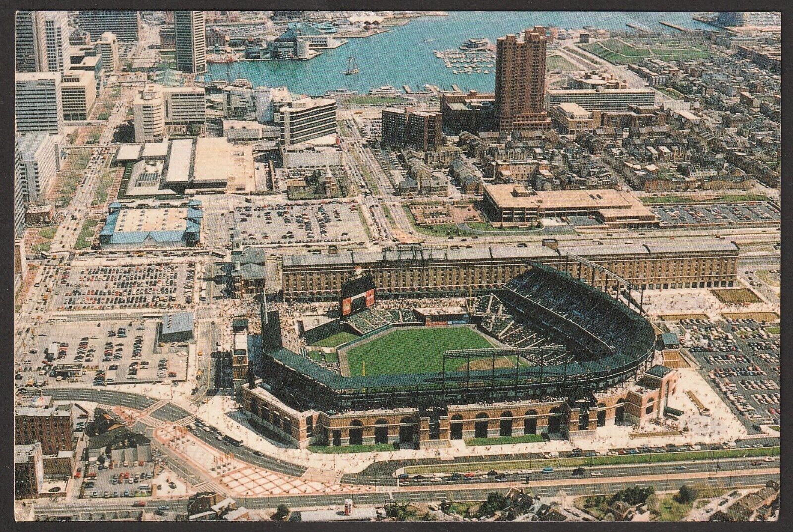 Rare Baltimore Orioles Oriole Park at Camden Yards Baseball Stadium Postcard