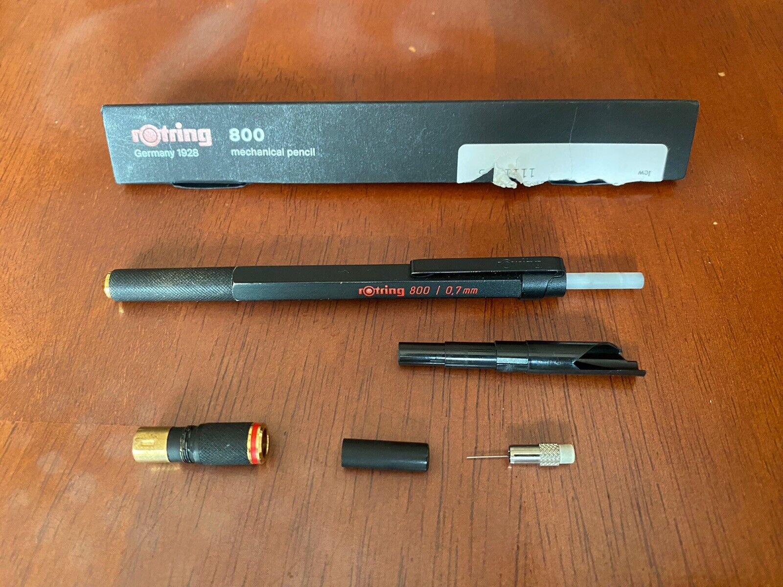 Rotring 800 0.7mm Retractable Ballpoint Pen Black & Gold For Parts