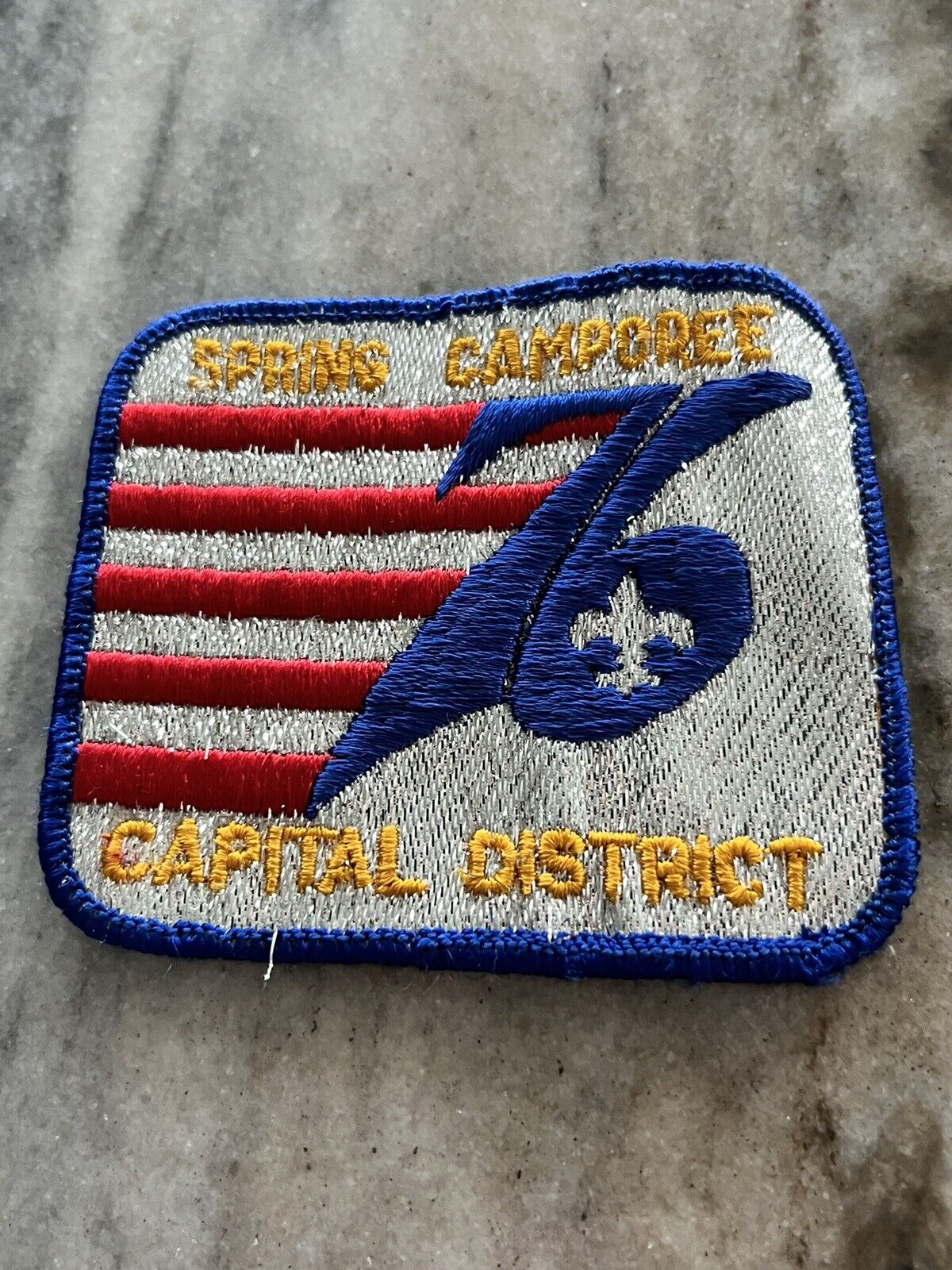 1976 Capital District Spring Camporee Boy Scout BSA Patch - 