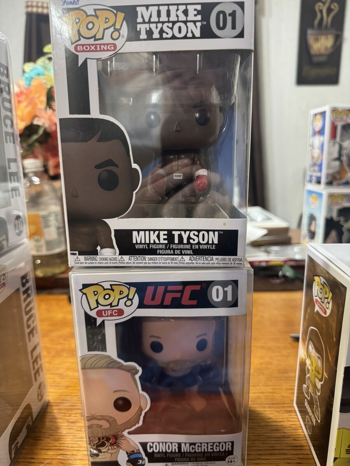 Funko Pop UFC  #01 Conor McGregor AND Mike Tyson #01 Funko Pop