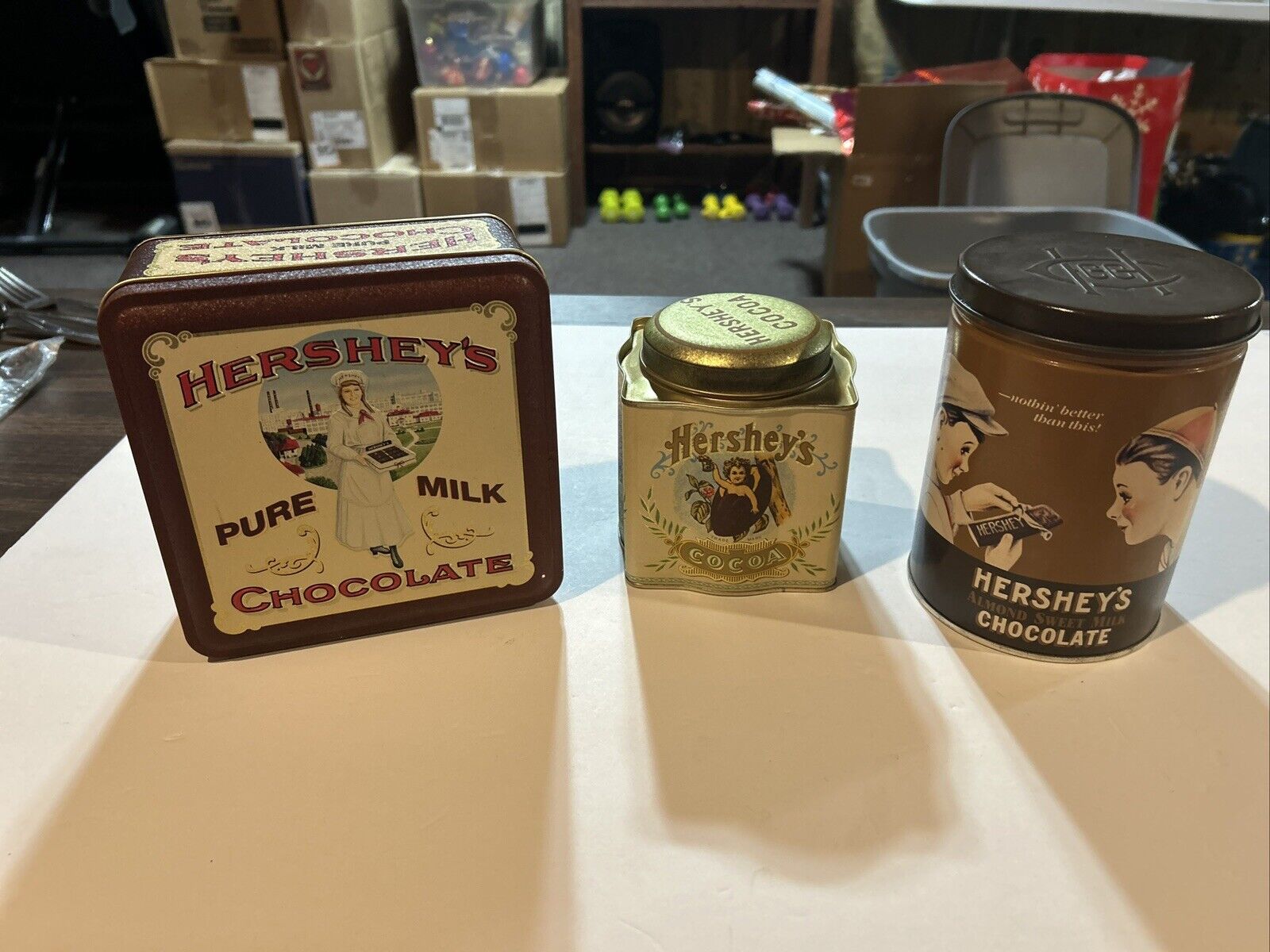 Vintage Hershey’s Collectible Tins (Lot Of 3).