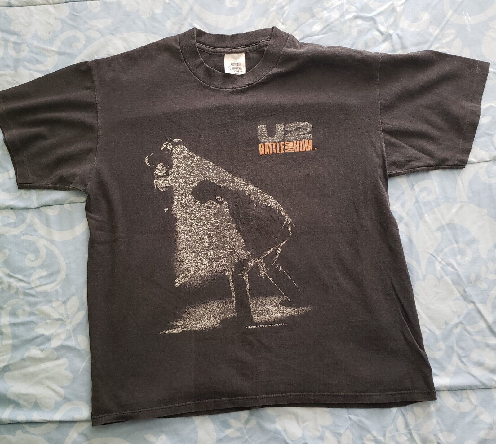 U2 T shirt vintage - Rattle and Hum 1988 (L)