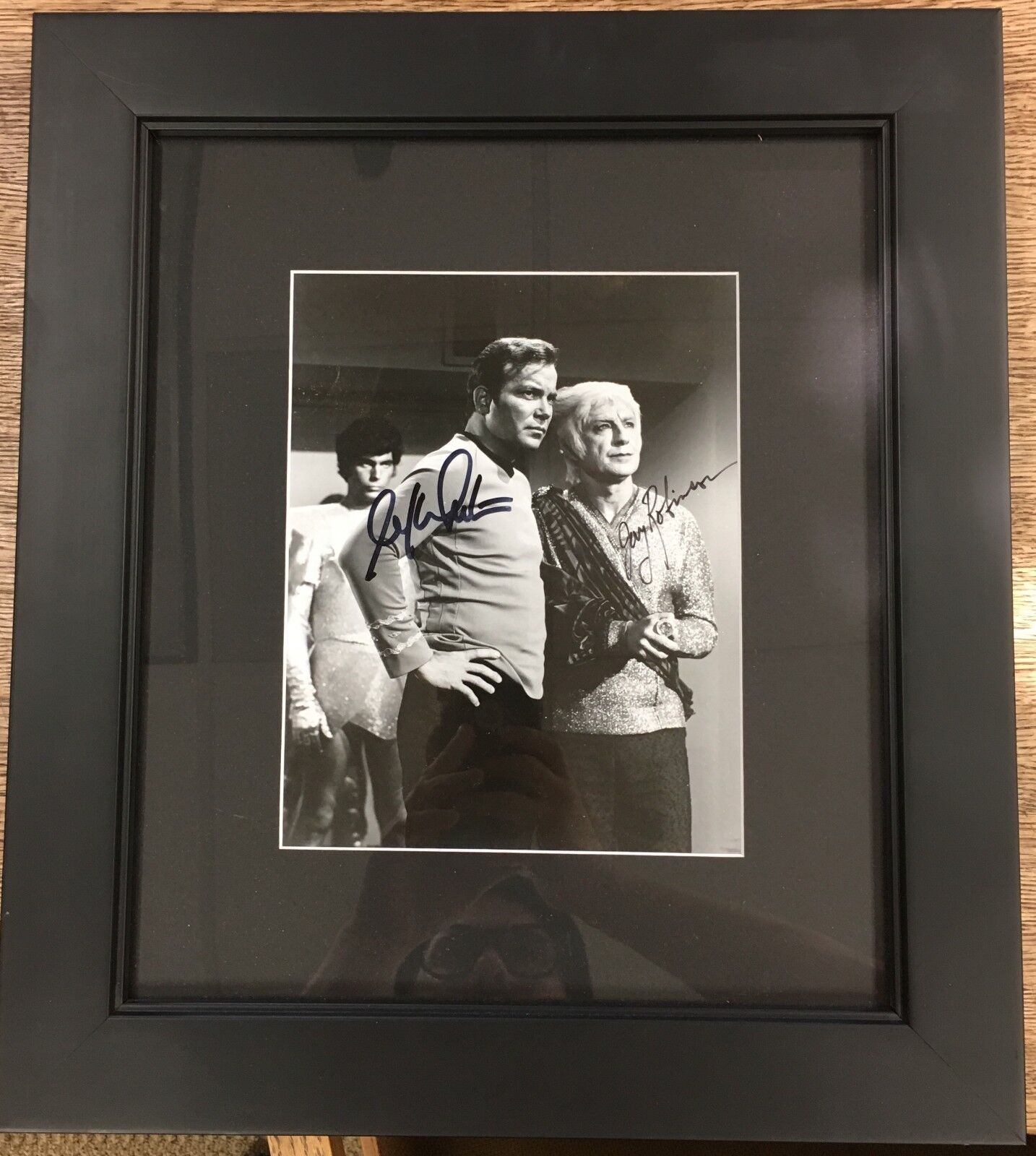 Elaan of Troyius Photo Signed by William Shatner and Jay Robinson