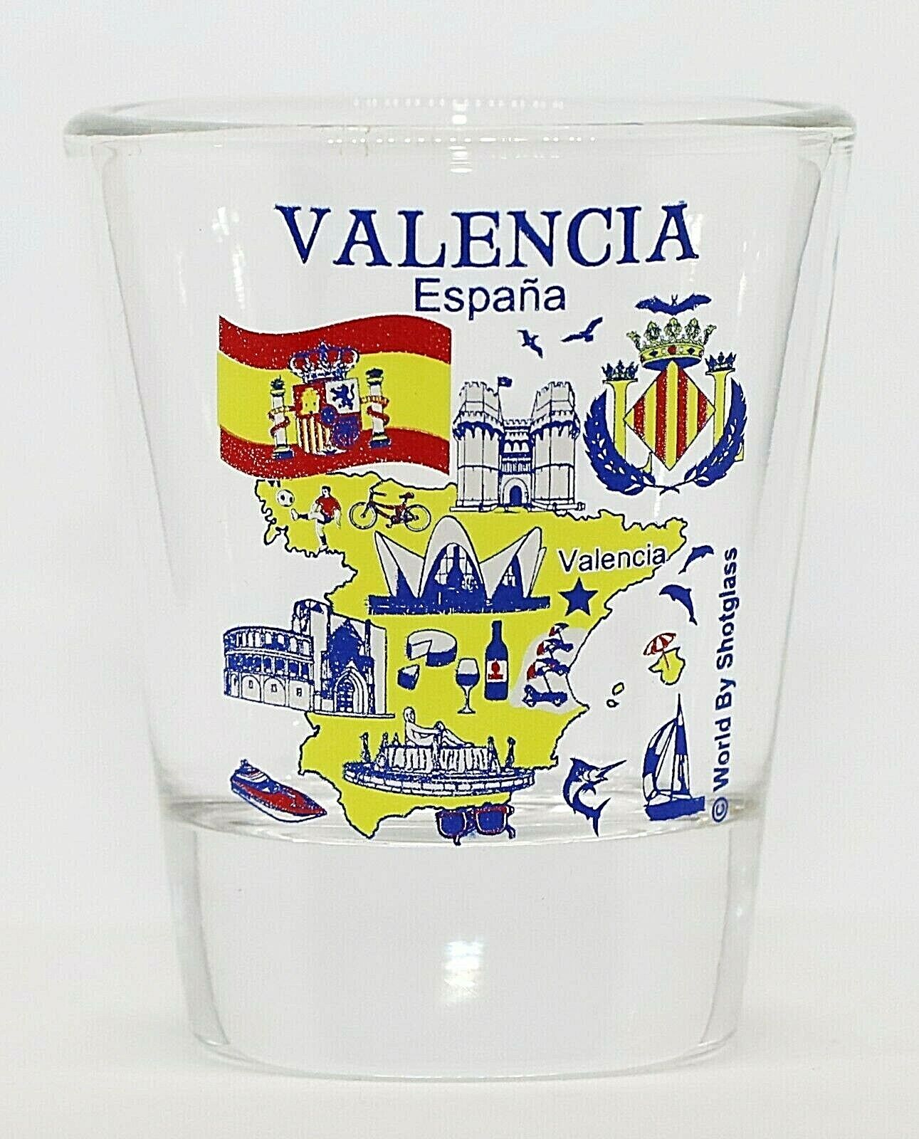 Valencia Spain Great Spanish Cities Collection Shot Glass