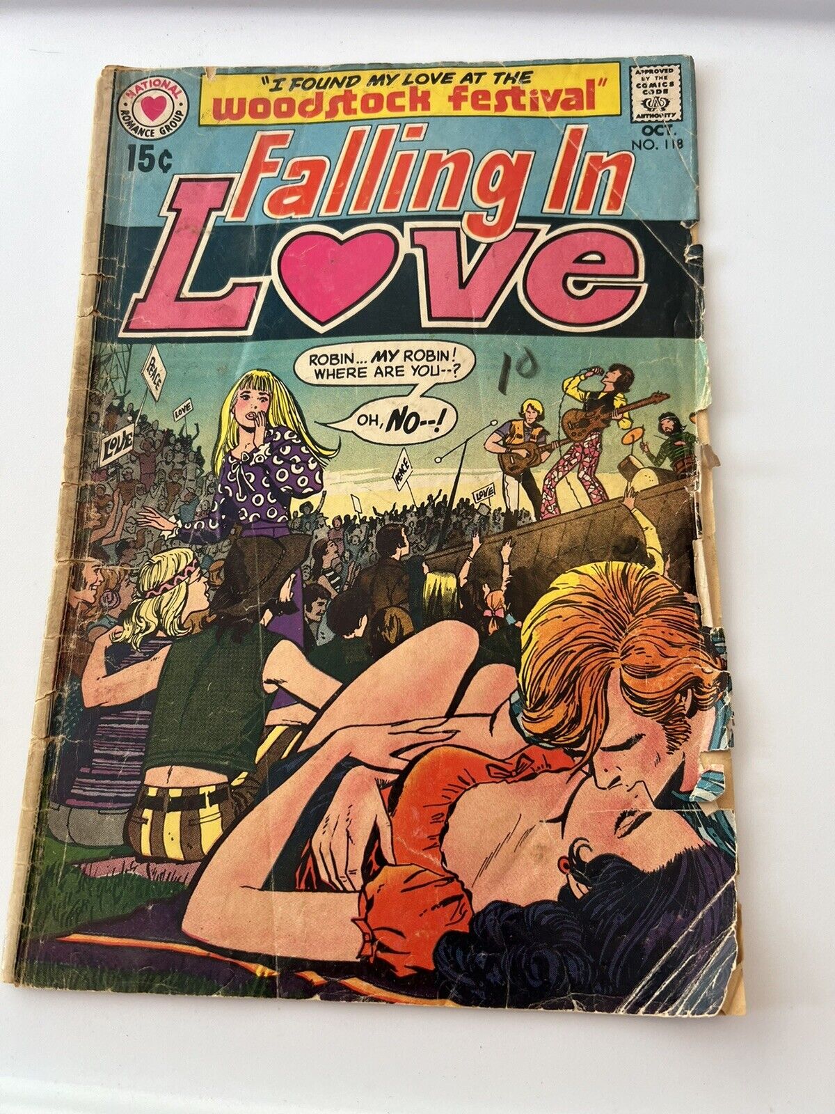 Falling In Love Vintage Oct 1970 Issue # 118