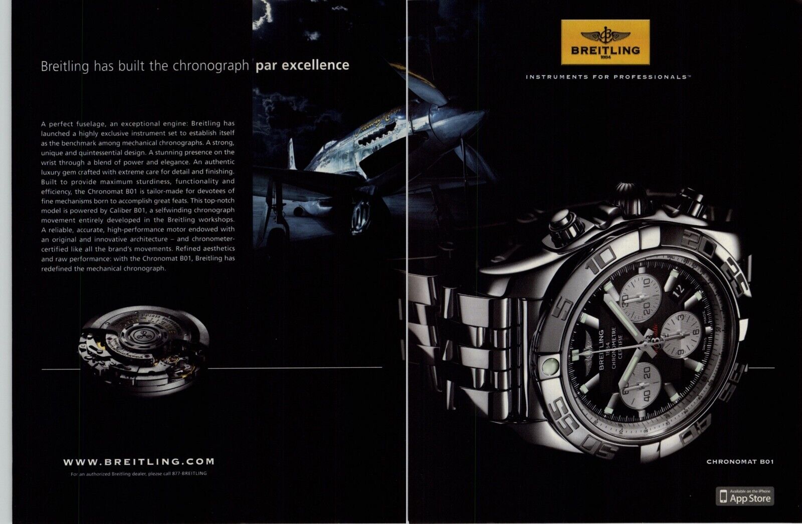 2011 Breitling Chronomat B01 Luxury Watch Vintage Print Ad Man Cave Wall Art 