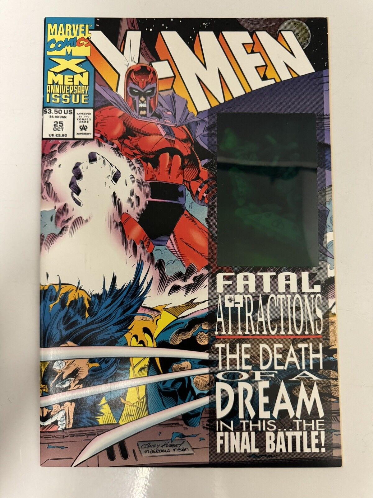 X-Men #25 (Marvel Comics October 1993) HOLO Excellent condition 🔥
