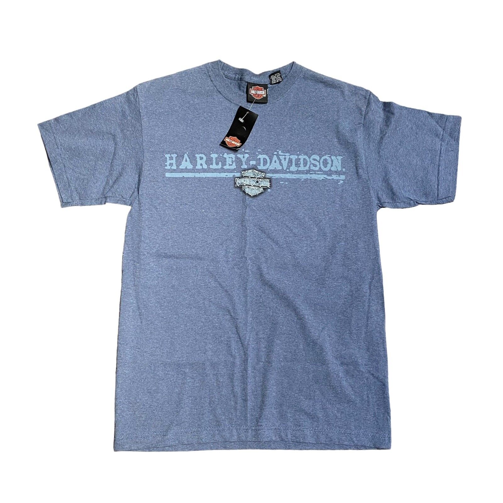Harley-Davidson Shirt Medium Indigo Blue Tee With Tags