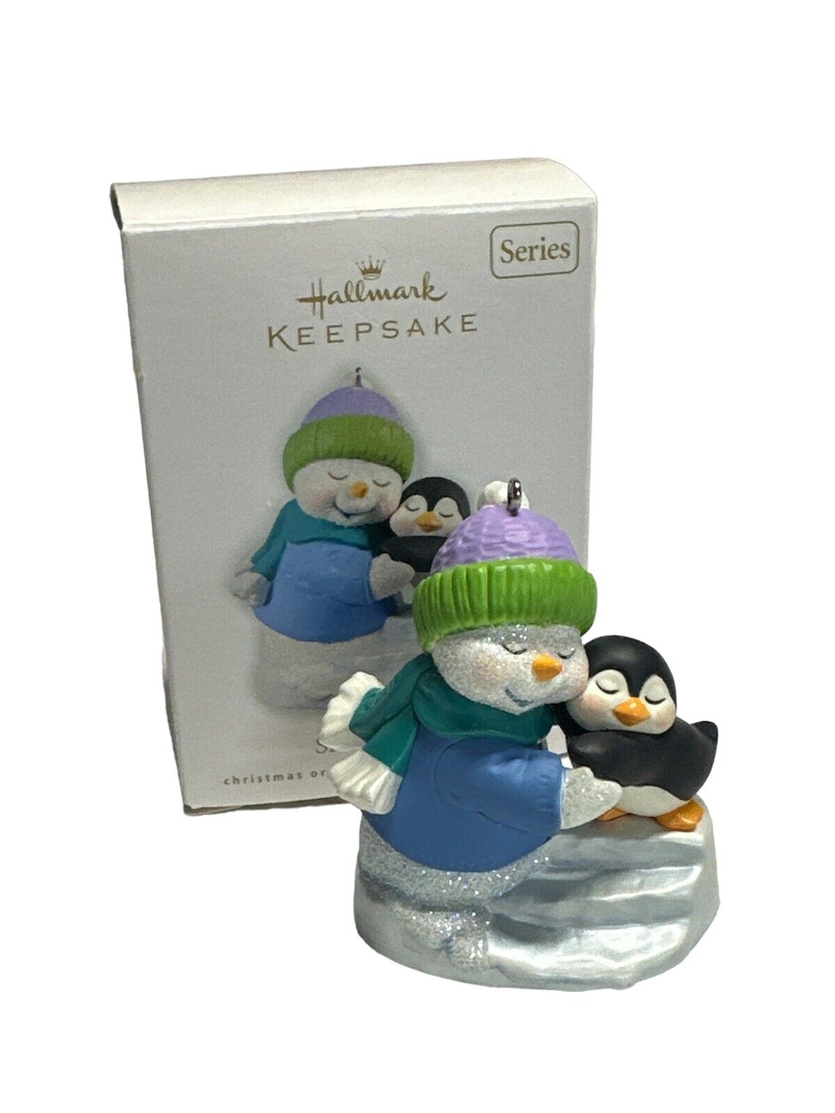 2010 Hallmark Keepsake Christmas Ornament “Snow Buddies” Penguin & Snowman Box 