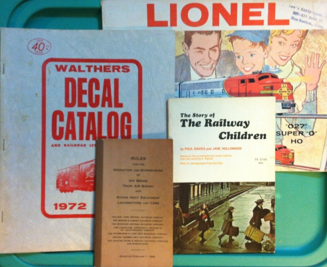 Vintage 🔥RAILROADIANA EPHEMERA🔥 1930\'s - 1970\'s Train Locomotive Railway Hobby