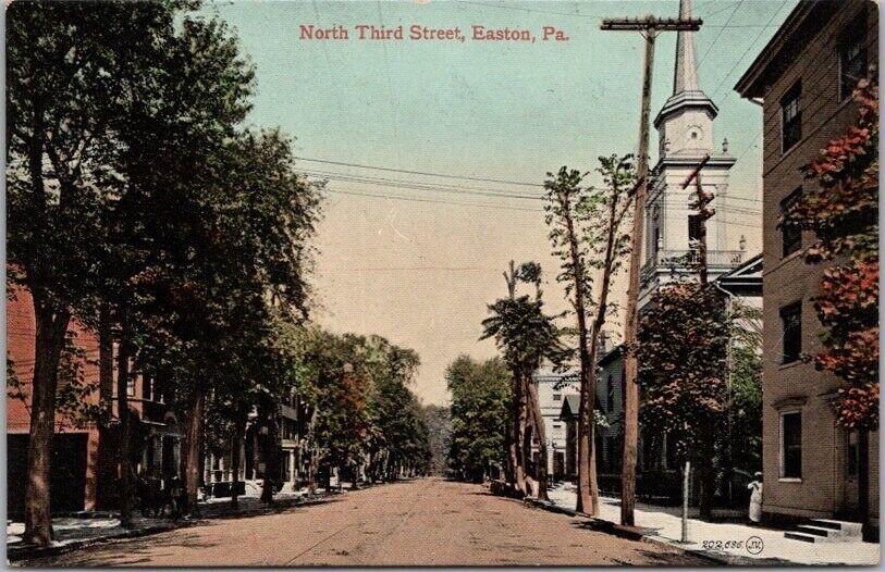 Vintage 1910s EASTON, Pennsylvania Postcard 
