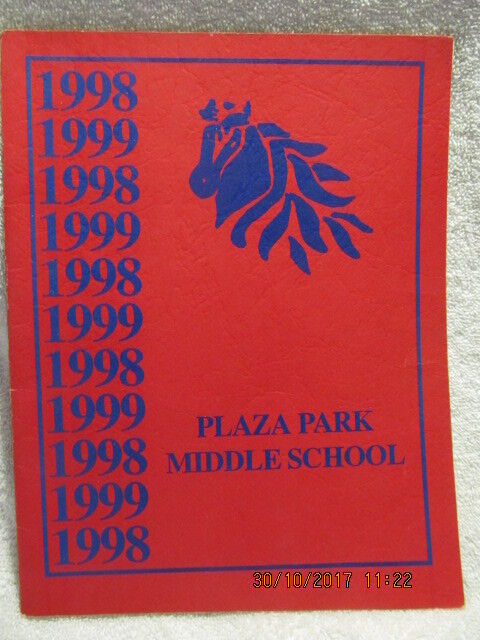1998-99 Yearbook Plaza Park Middle School Evansville IN Grades 6 To 8 No Writing