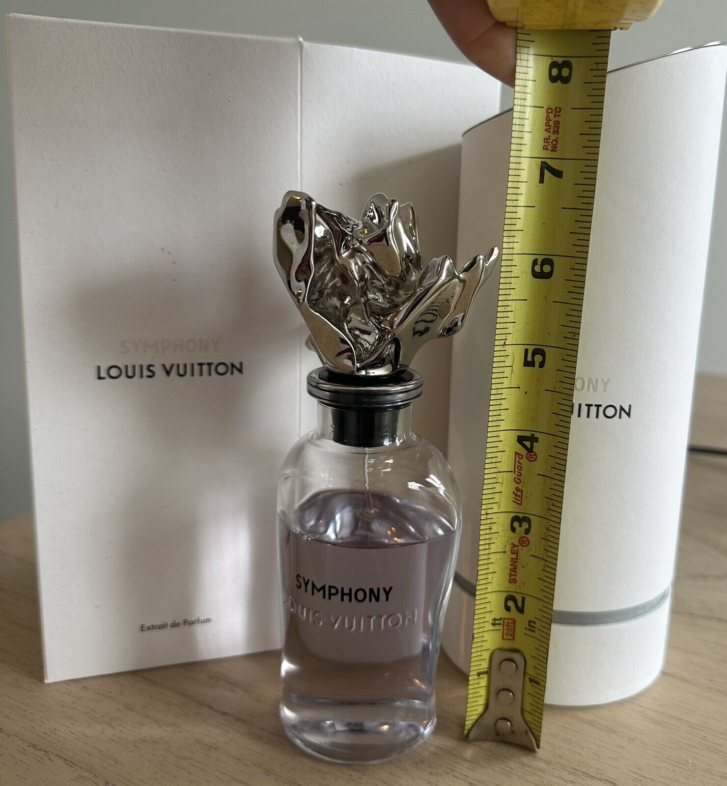 Louis Vuitton Symphony 100 ml parfum with sales receipt