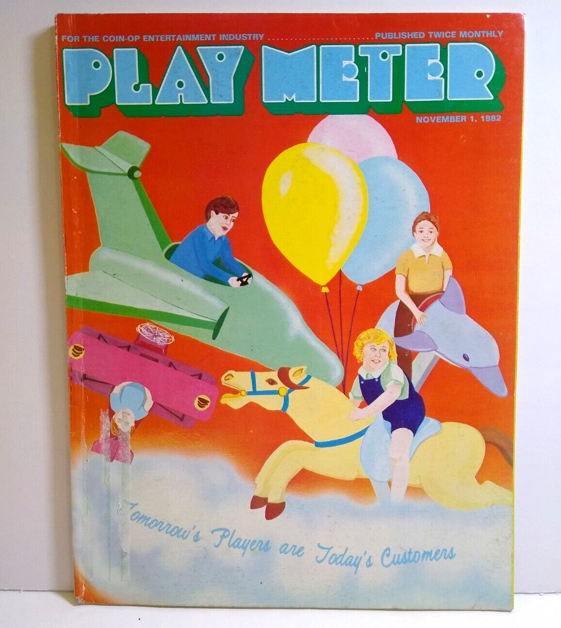 Play Meter Magazine Nov 1982 Early Pinball & Arcade Ads Gravitar Pengo Atari