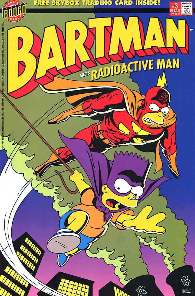 Bartman #3 (with card) VF; Bongo | Simpsons - we combine shipping