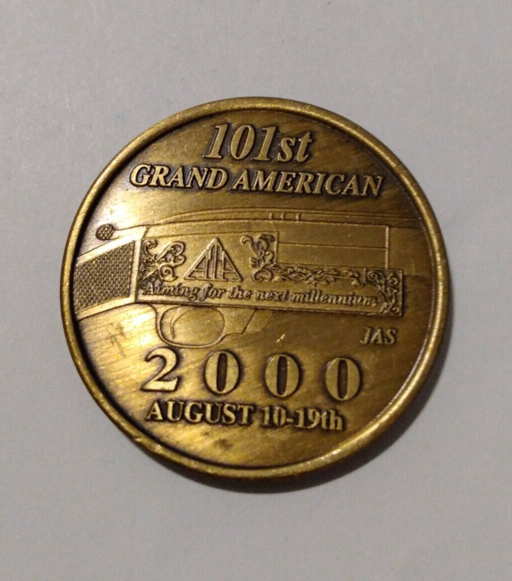 101st Grand American Amateur Trapshooting Association August 2000 Token Coin