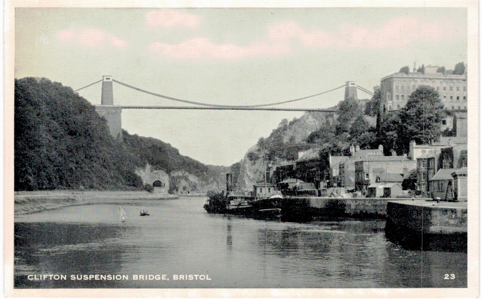 Clifton Suspension Bridge Bristol 1910 UK 
