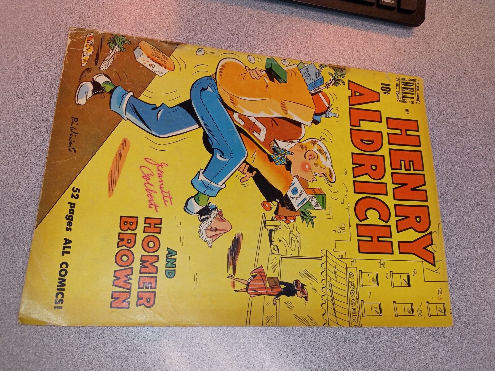 HENRY ALDRICH AND HOMER BROWN COMIC #2 1952 TEEN HUMOR DELL COMICS GOLDEN AGE