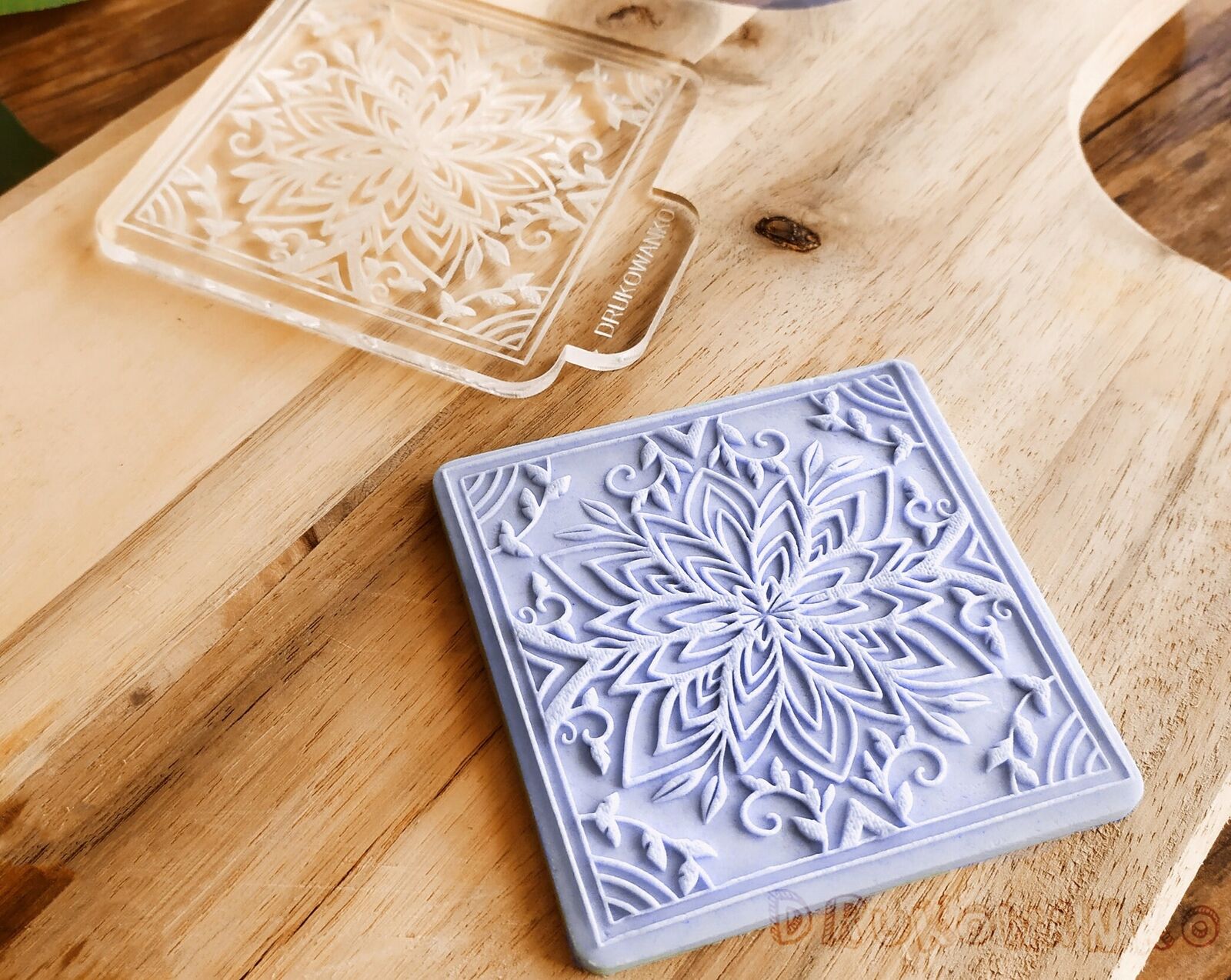 Traditional pattern for art - Embosser Stamp for cookies, Cake Decorating