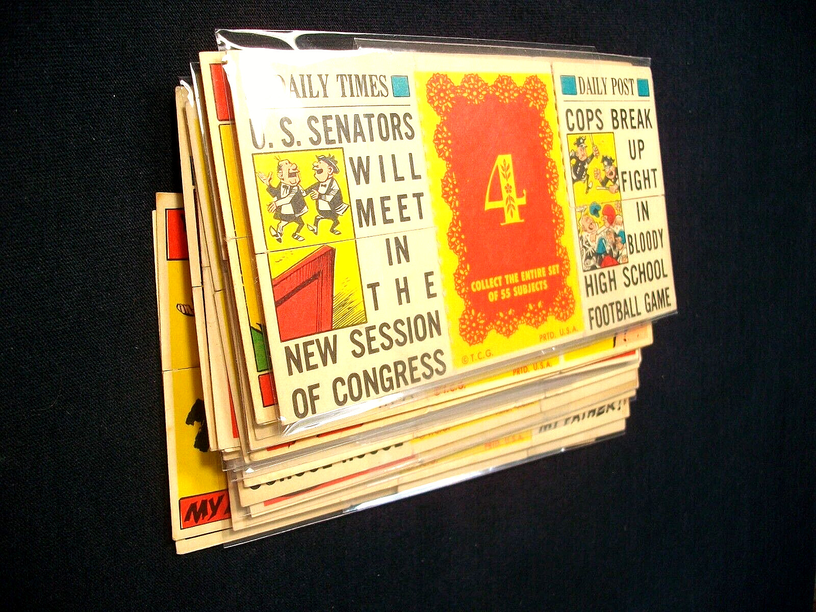 1963 Topps VALENTINE FOLDEES cards QUANTITY U PICK AS NEEDED FOR YOUR SET
