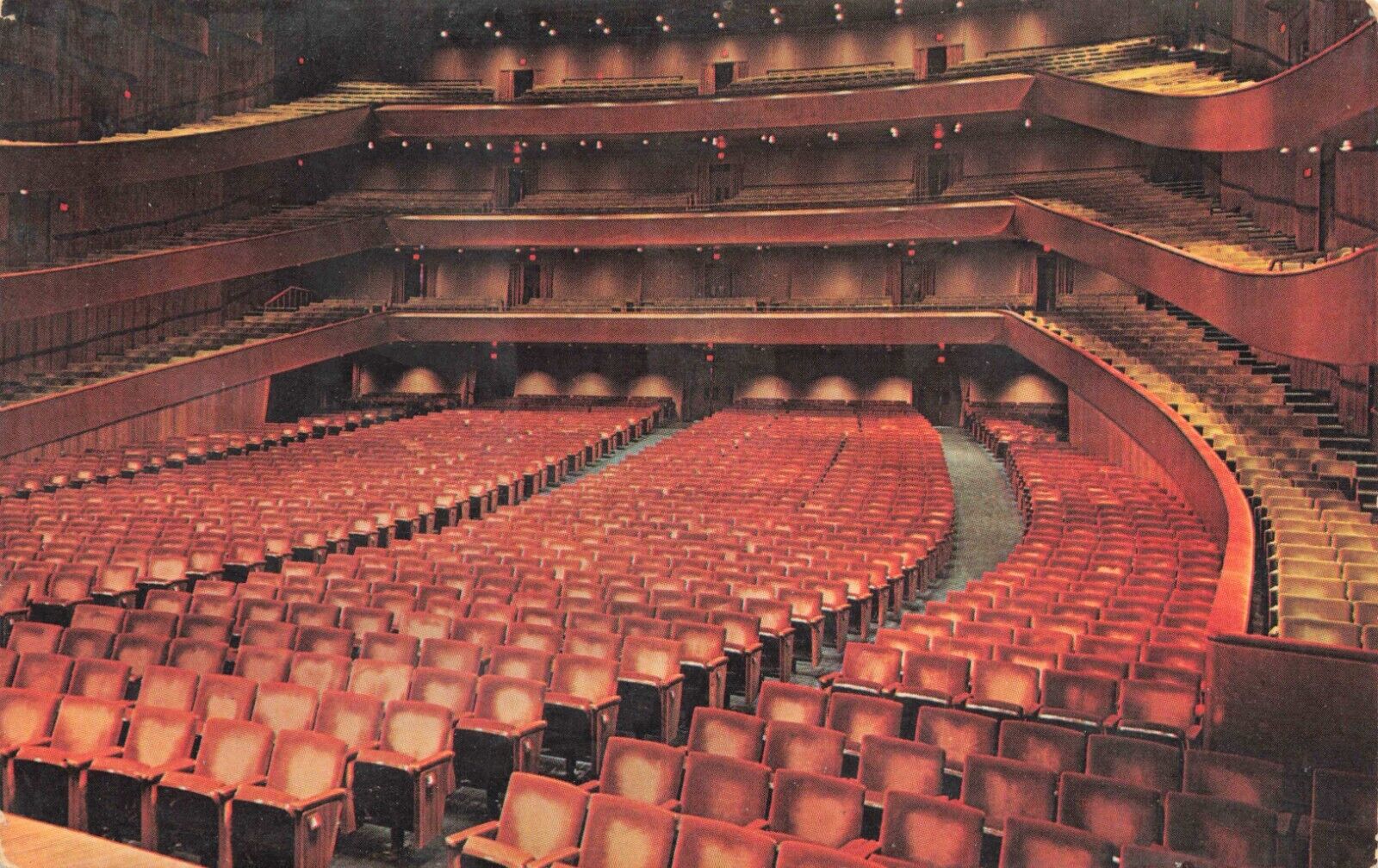 Postcard NYC Lincoln Center for the Performing Arts Philharmonic Hall c1966