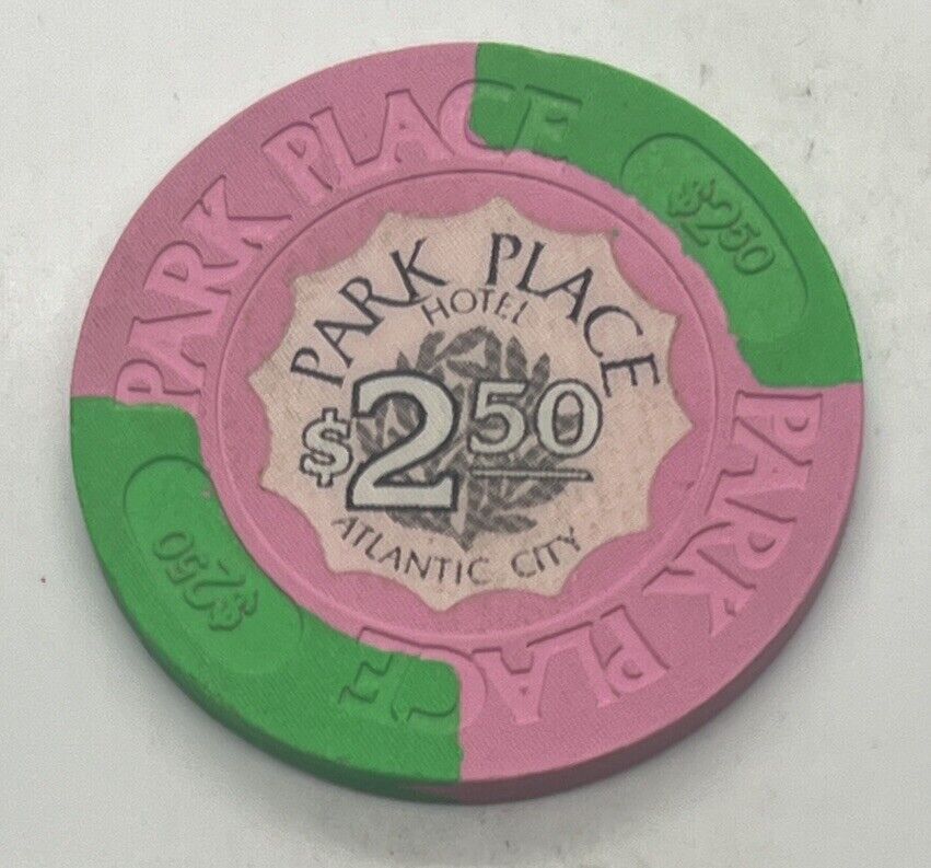 Park Place Casino $2.50 Chip Atlantic City New Jersey - House Mold