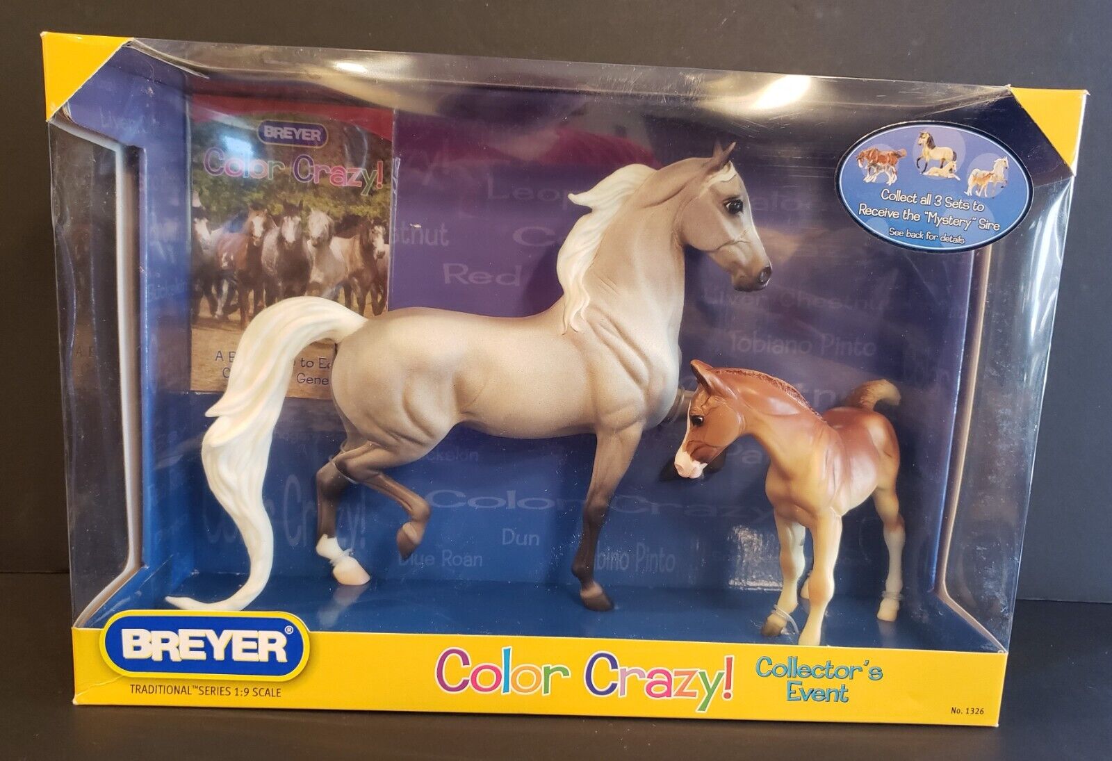 Breyer Horse Color Crazy Treasure Hunt #1326 NSH Rejoice & Amber with socks NIB