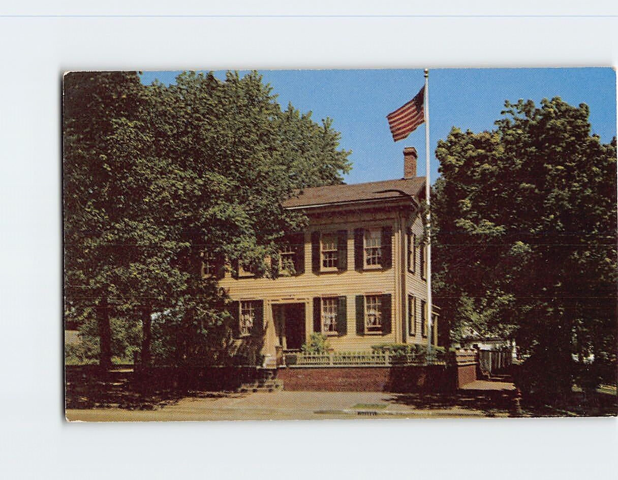Postcard Abraham Lincoln\'s Home Springfield Illinois USA North America