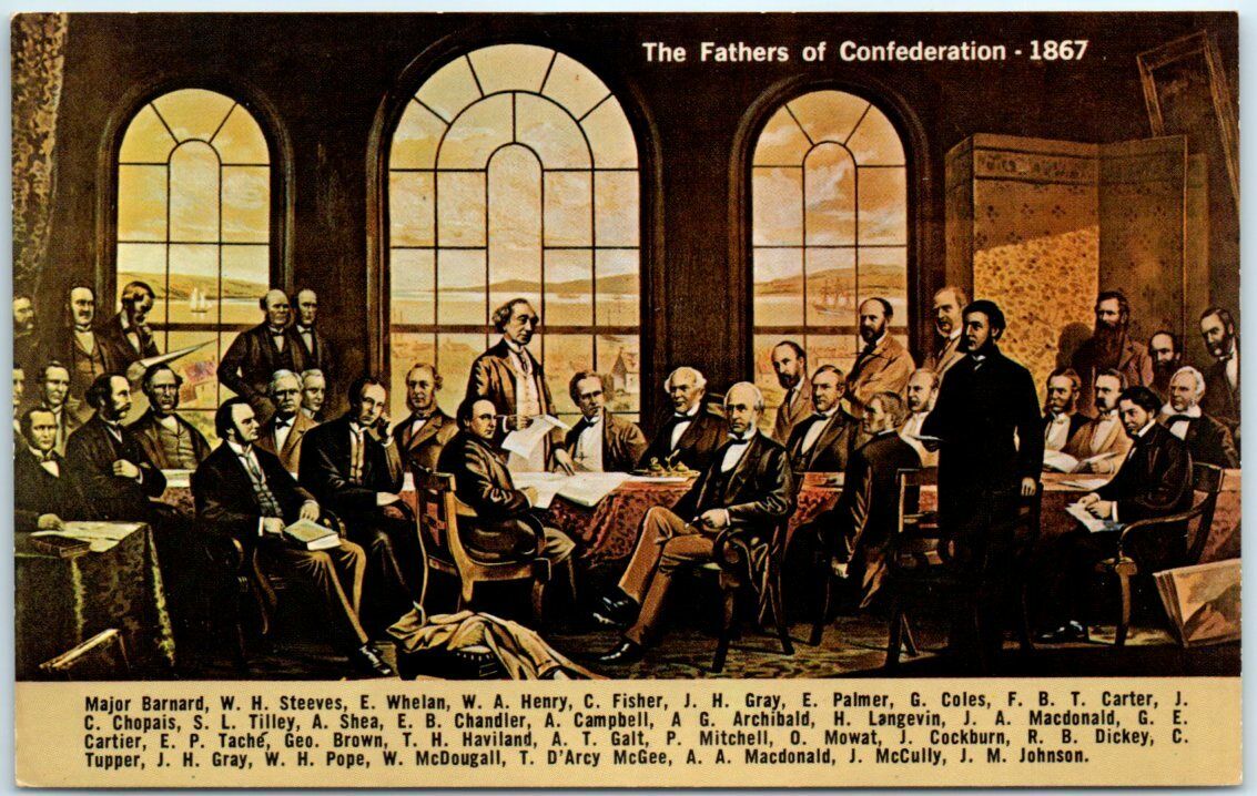 Postcard - The Father of Confederation - 1867, Canada