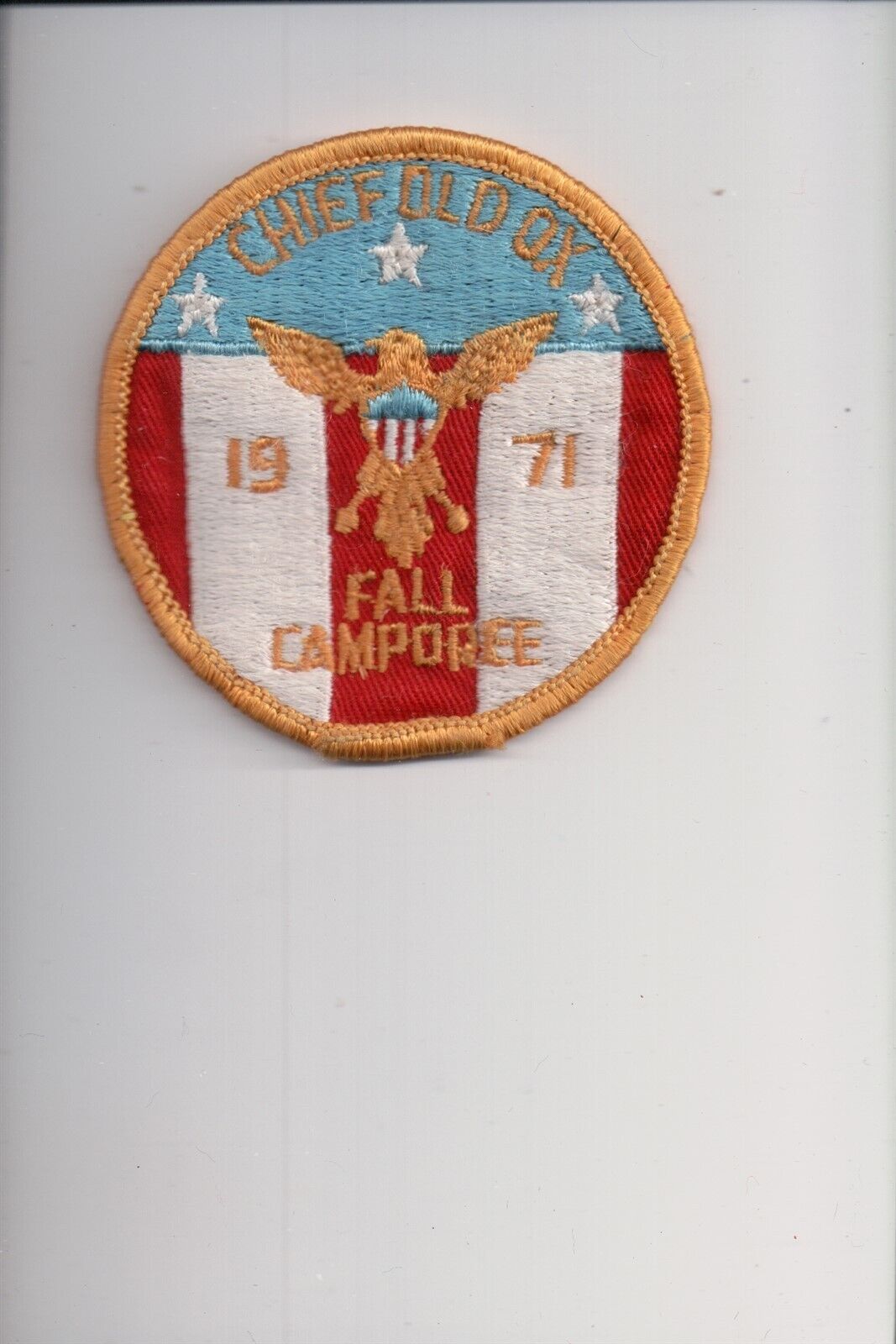 1971 Chief Old Ox Fall Camporee patch