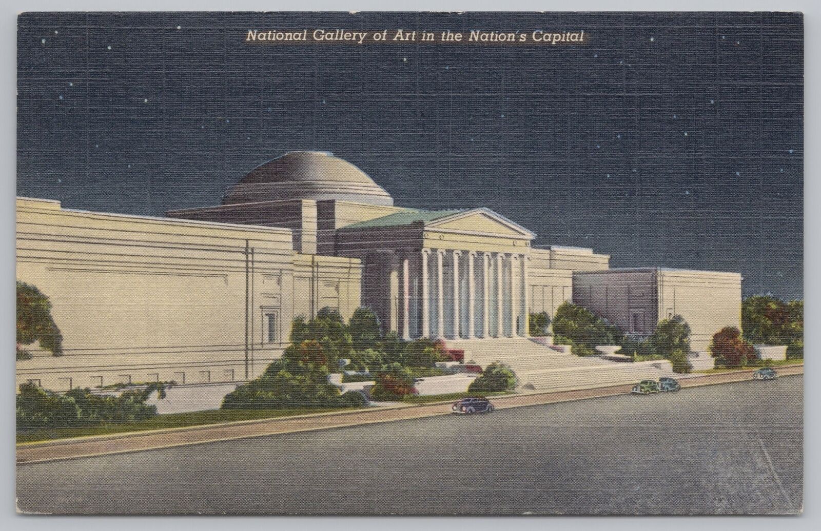 Linen~National Gallery Of Art~Washington DC~Scenic Art Series~PM 1949 Postcard