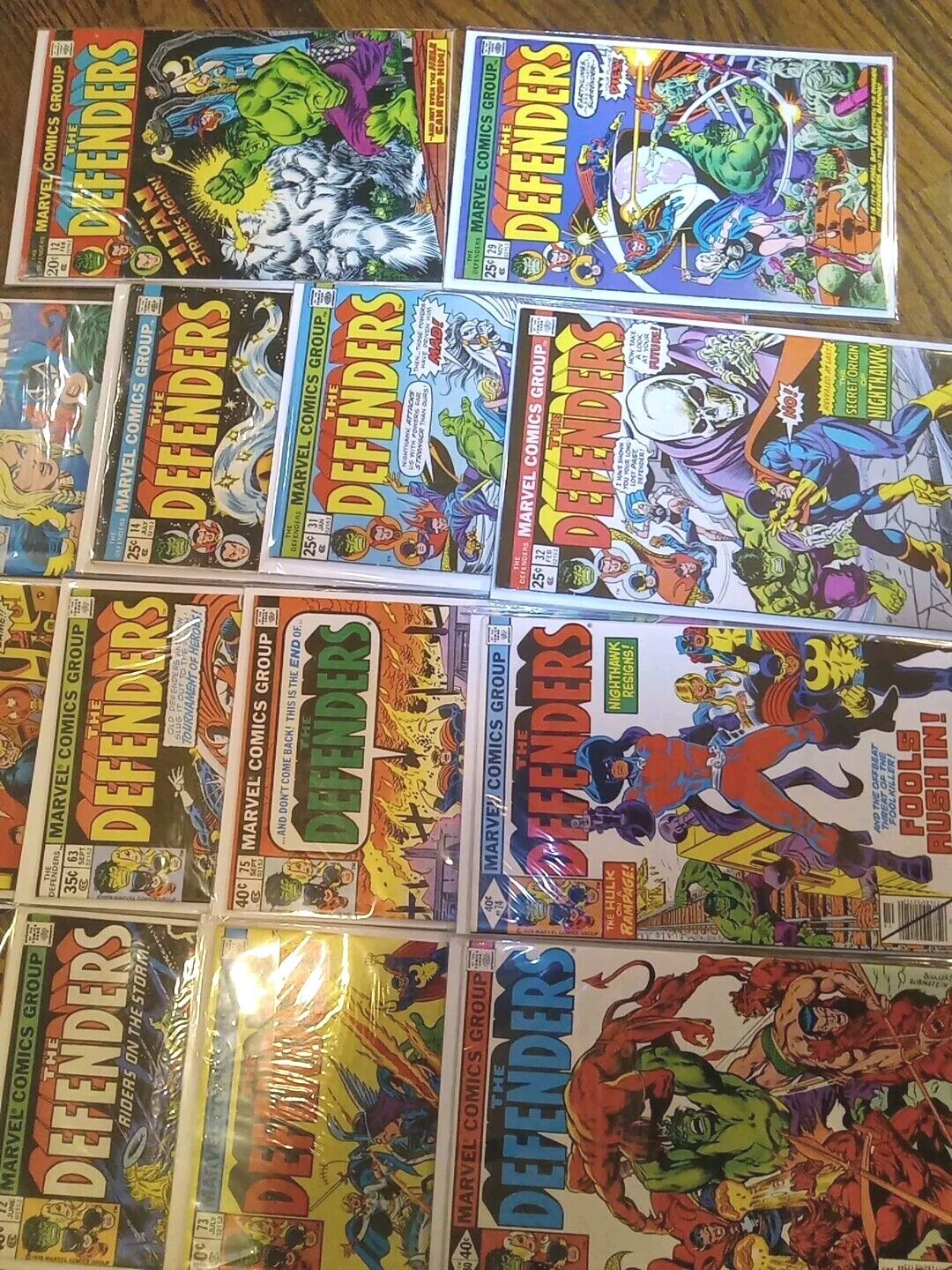 Marvel Comics The Defenders Lot Of 14 #s 12 14 29 31 32 33 63 65 & More