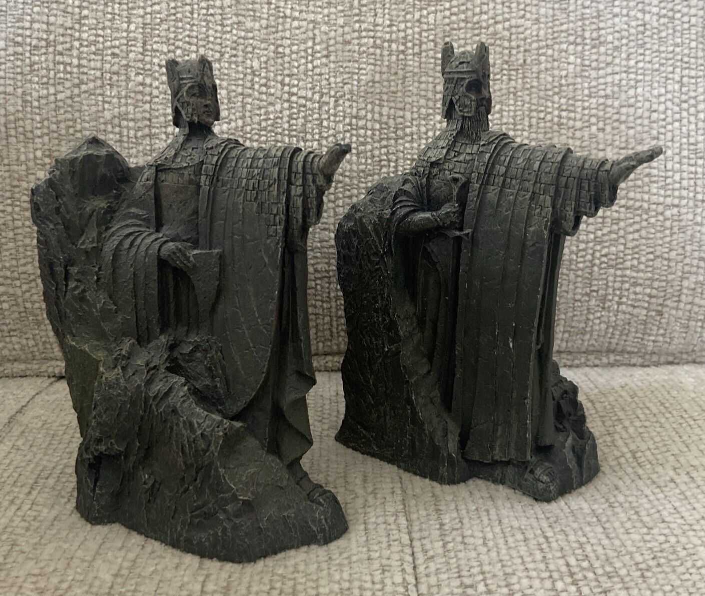 Lord of The Rings Argonath Statue Bookends- MacLachlan, Sideshow Weta 2002 READ
