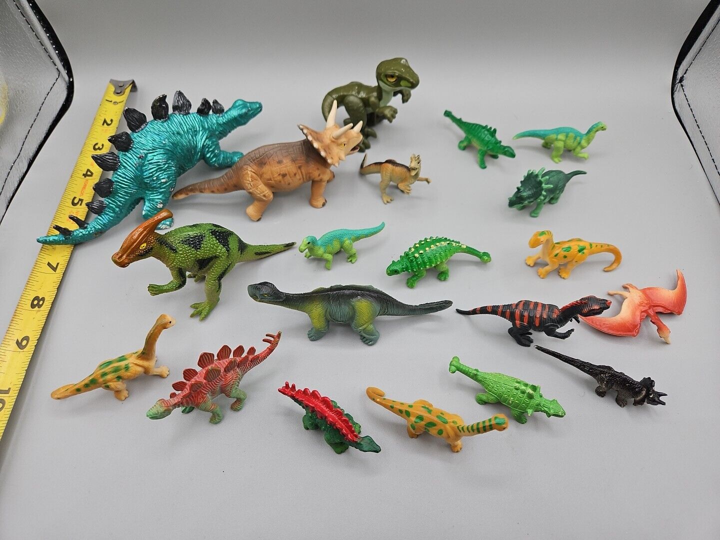 Big Lot of Safari Ltd Birthday Express Dinosaur Toy Papasaurdlophus Iguanadon