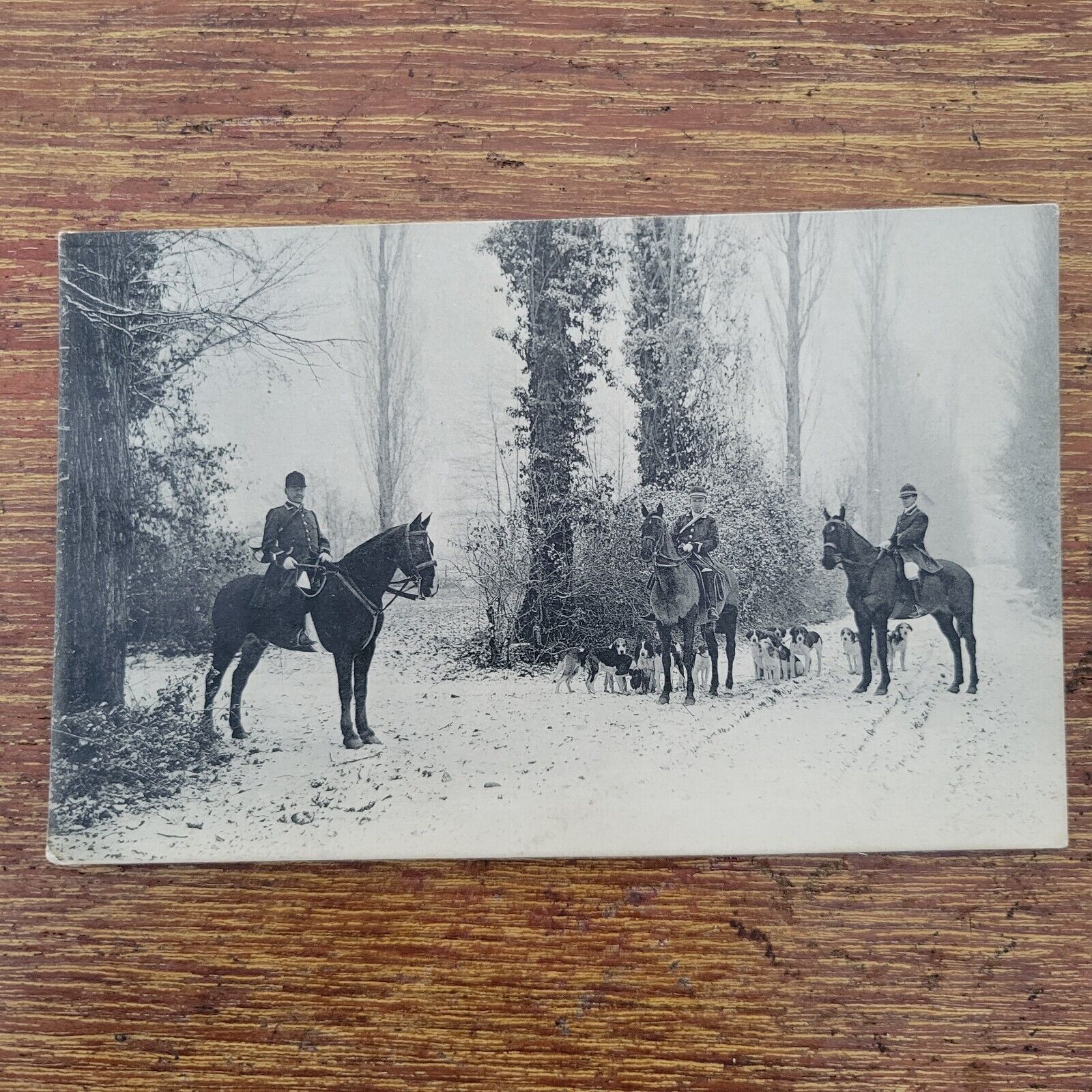 Antique Postcard Marquis De Leusse and Charles Hunting RPPC Gay Interest