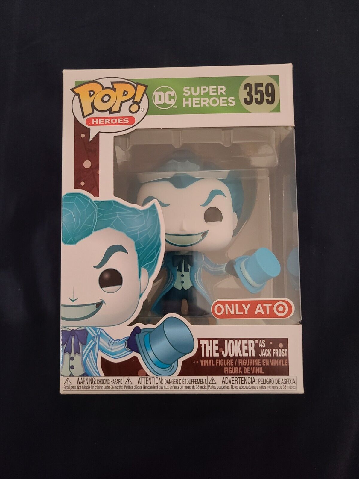 Funko Pop DC Super Heroes- The Joker As Jack Frost #359 Target Exclusive Figure