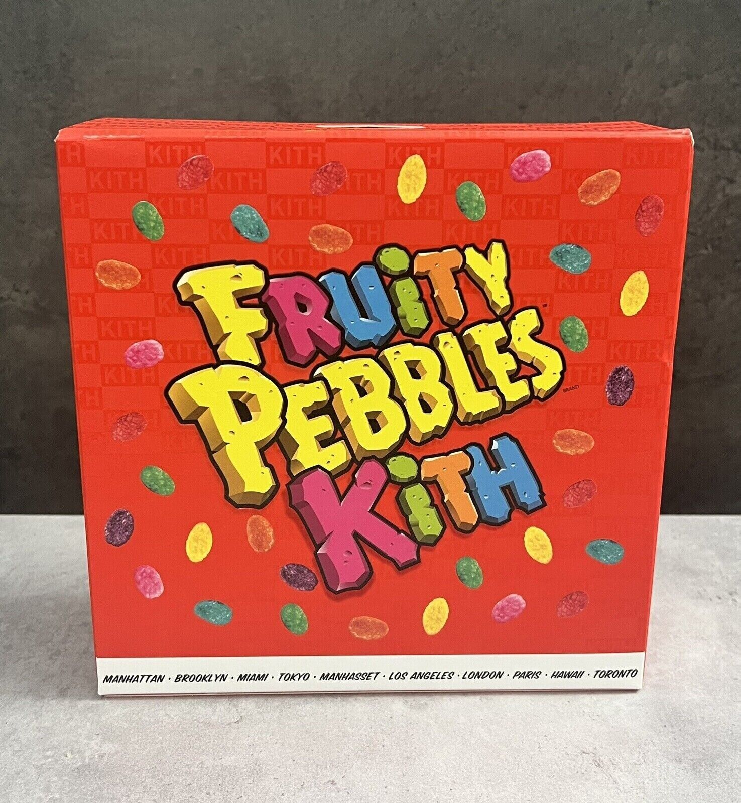 Kith Treats For Fruity Pebbles Cereal Bowl Authentic Limited Edition IN HAND