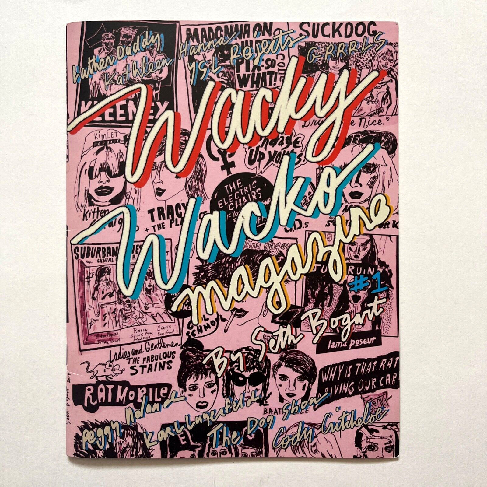 WACKY WACKO MAGAZINE - 2014 Limited 1000 Marc Jacobs Kathleen Hanna Seth Bogart