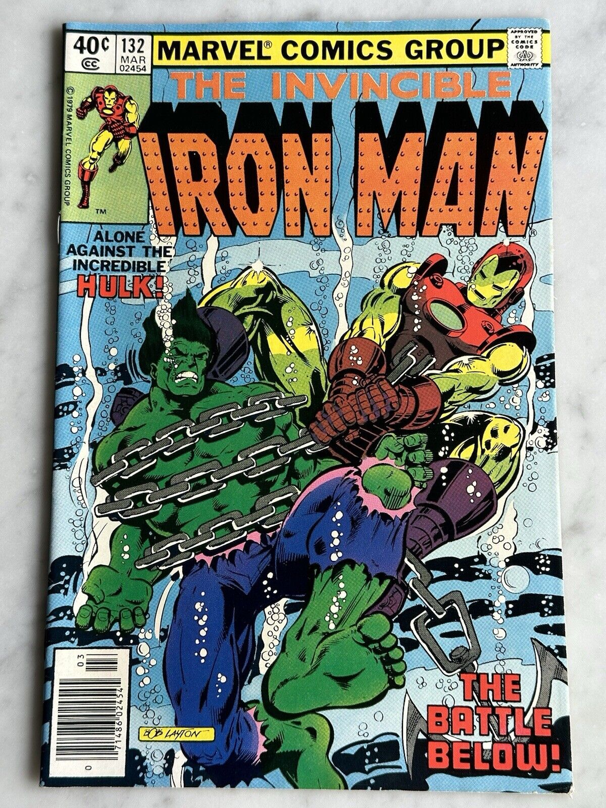 Iron Man #132 Newsstand NM- 9.2 - Buy 3 for  (Marvel, 1980)