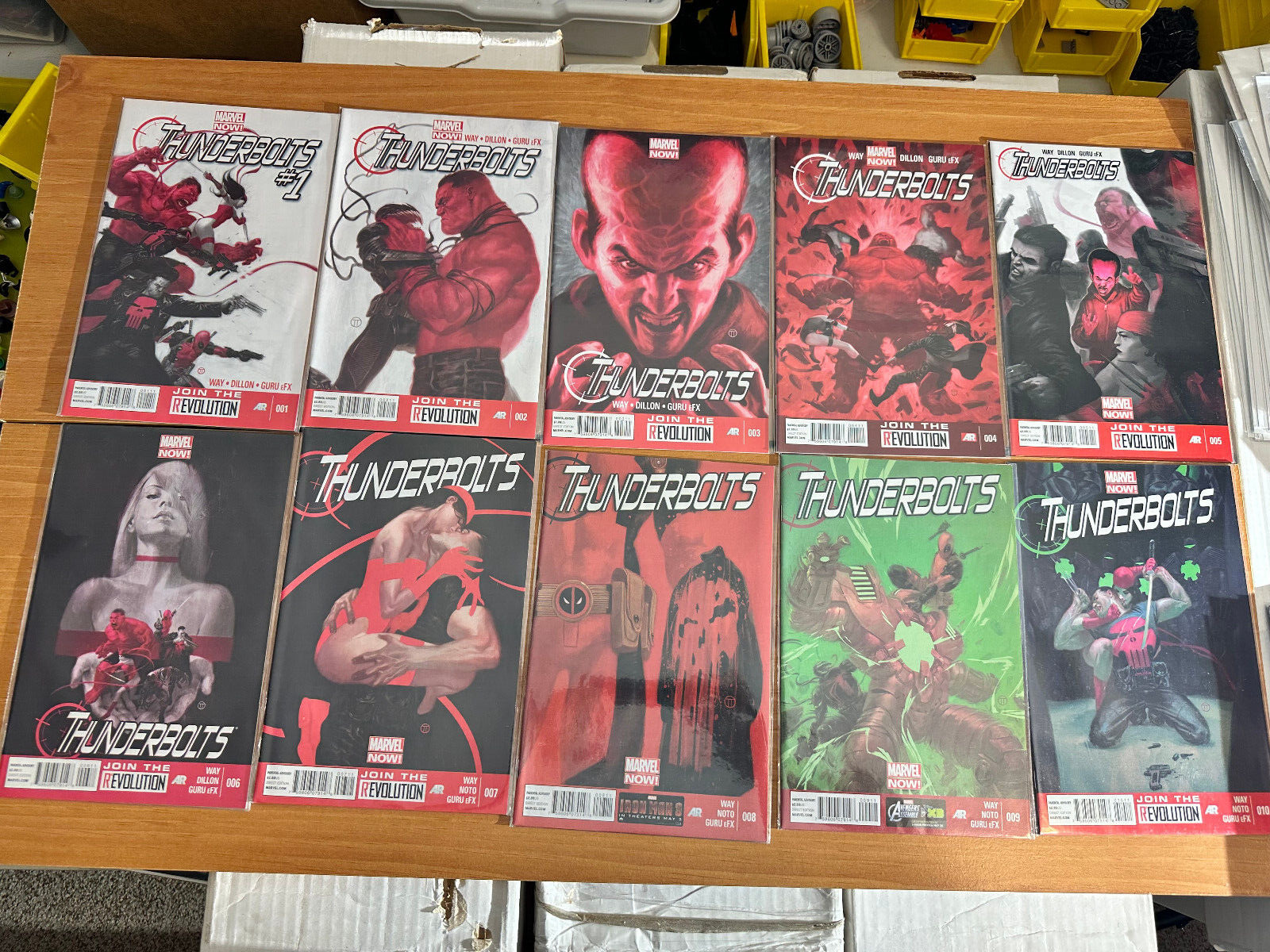 THUNDERBOLTS 1-32 Annual Punisher Hulk  SET COMPLETE DEADPOOL WAY SOUULE 2013