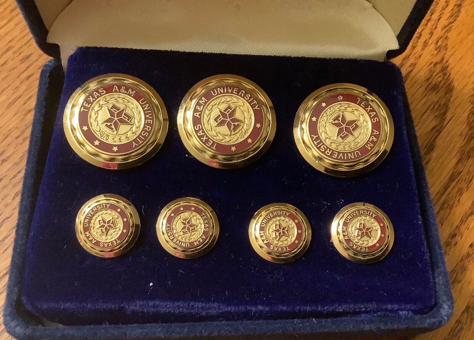 Texas A &M VINTAGE Blazer Buttons 7 - late 1950s