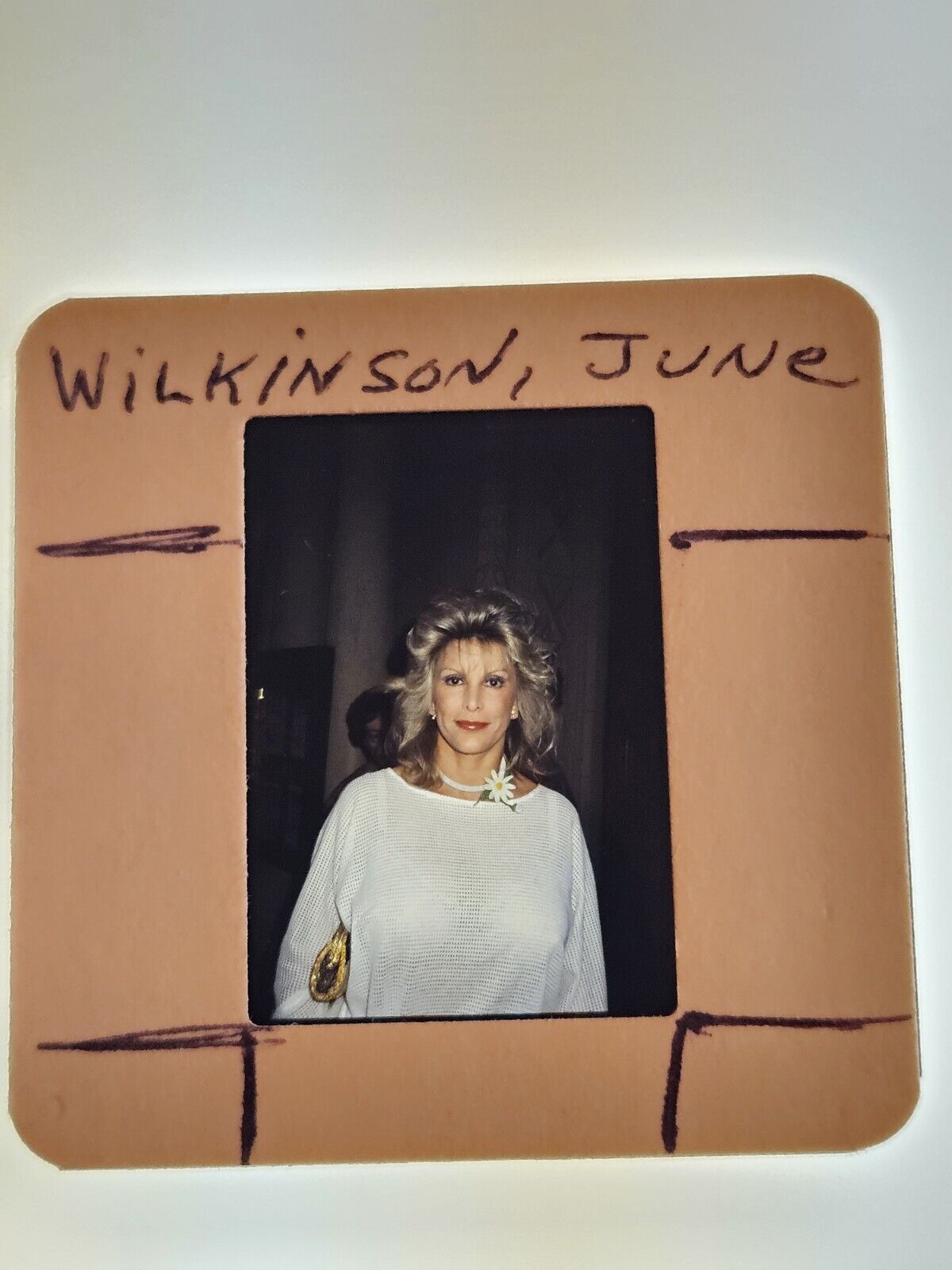 JUNE WILKINSON ACTRESS COLOR TRANSPARENCY 35MM PHOTO FILM SLIDE