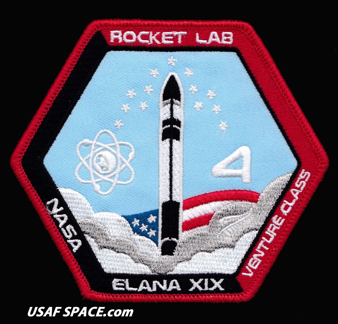 ROCKET LAB 4-ELECTRON MAHIA-NASA ELANA XIX VENTURE CLASS SATELLITE Mission PATCH