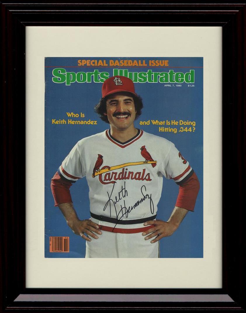 Gallery Framed Keith Hernandez - Sports Illustrated Cover Signed - St Louis