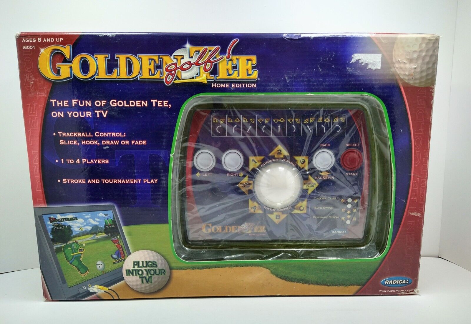Golden Tee Golf Home Edition TV Game Radical 2006   See Video 