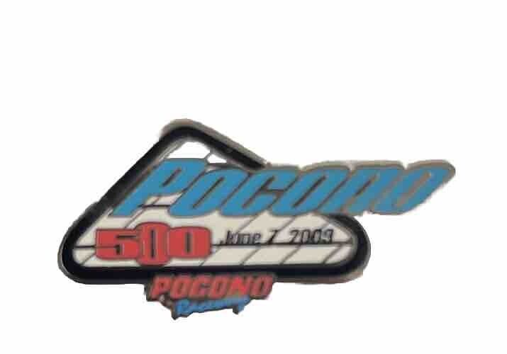 2009 Pocono 500 NASCAR Raceway Long Pond Pennsylvania Race Racing Lapel Hat Pin