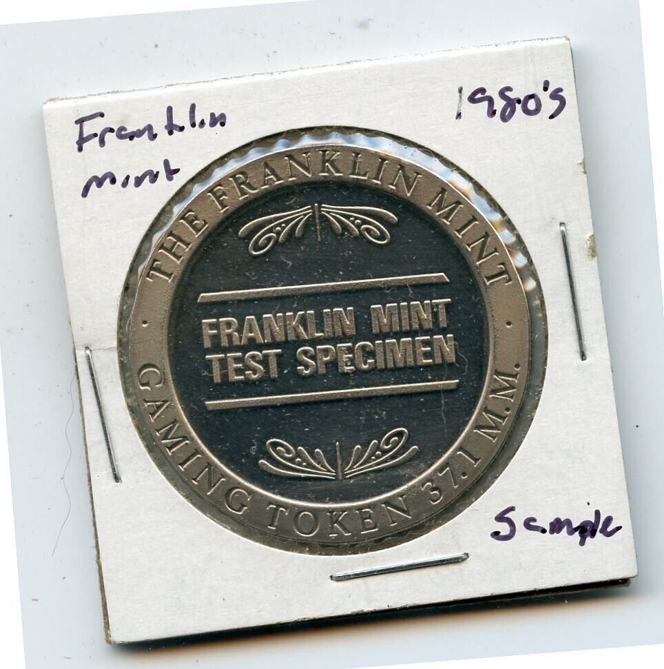 Token from the Franklin Mint Test Specimen 1980s