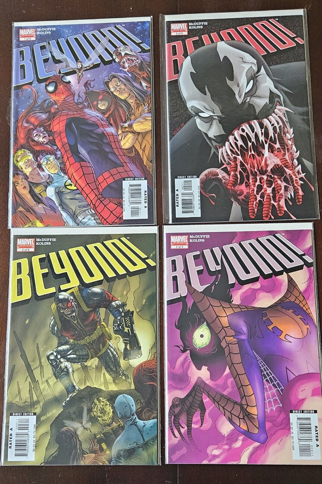 Marvel Beyond #1-4, High Grade, All 1st Printing