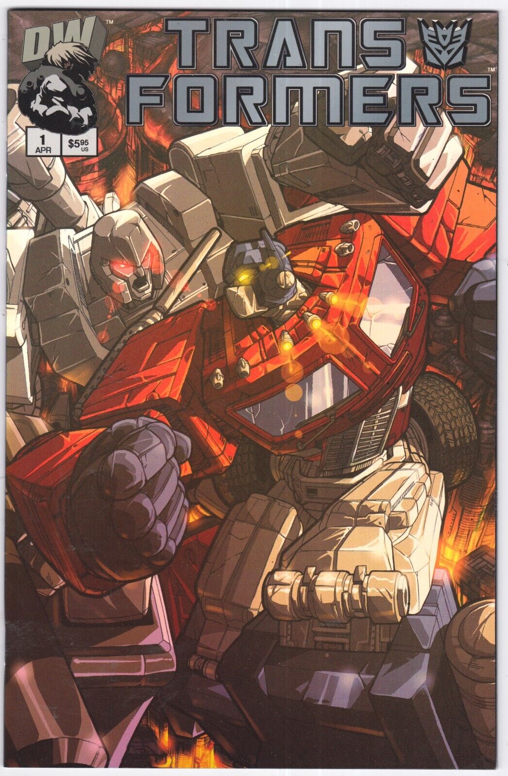Transformers: Generation 1, #1:  DW (2002)  VF/NM  9.0 - Foil Variant